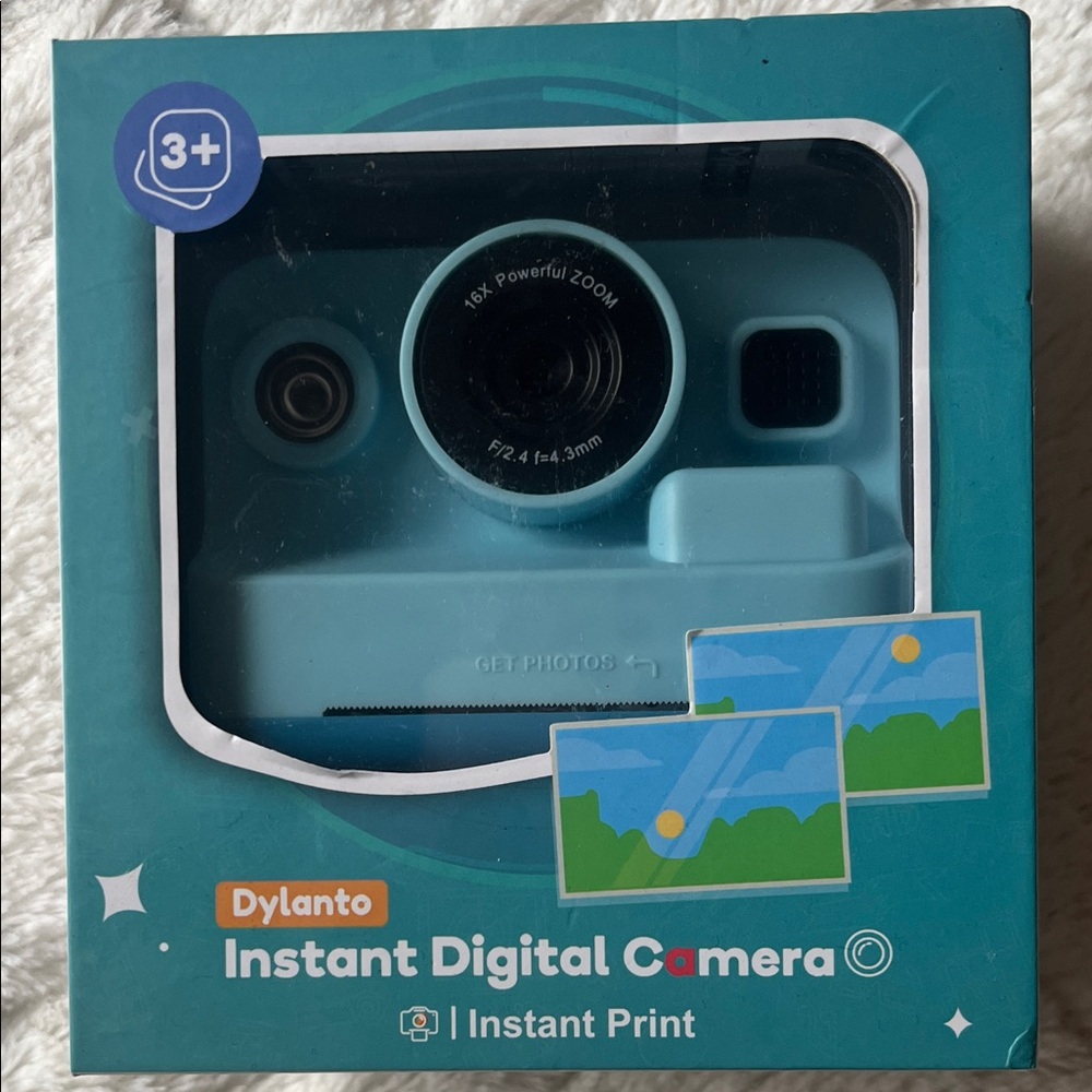 Dylanto Instant Digital Camera - Blue